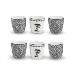 Lot de 6 gobelets, Villa Les Pins Lot de 6 gobelets, Villa Les Pins