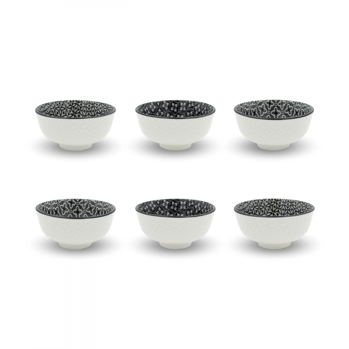 Lot de 6 petits bols, VILLA LES PINS