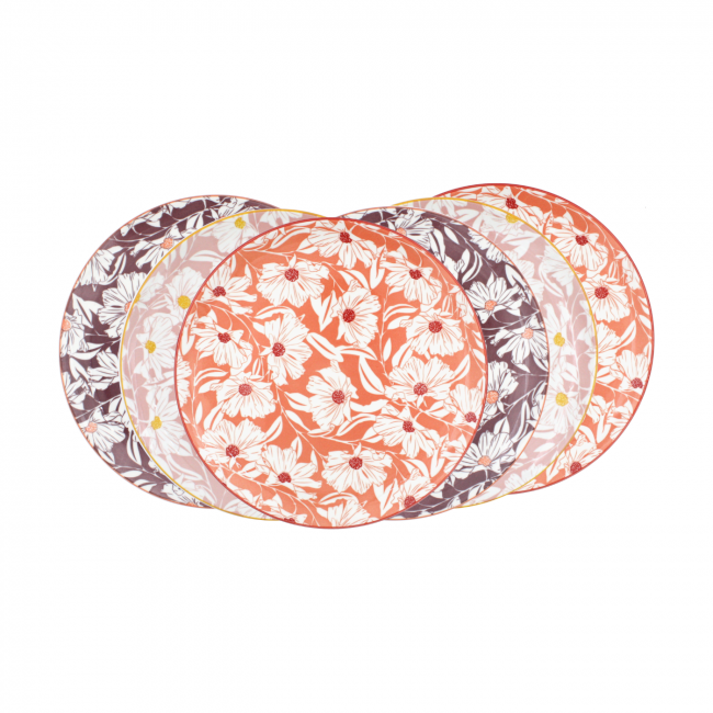 Lot de 6 grandes assiettes, OPHELIA Lot de 6 grandes assiettes, OPHELIA