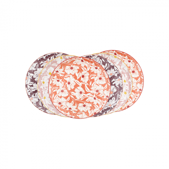 Lot de 6 petites assiettes, OPHELIA Lot de 6 petites assiettes, OPHELIA