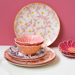 Lot de 6 petites assiettes, OPHELIA Lot de 6 petites assiettes, OPHELIA