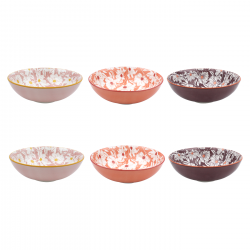 Lot de 6 assiettes creuses, OPHELIA Lot de 6 assiettes creuses, OPHELIA