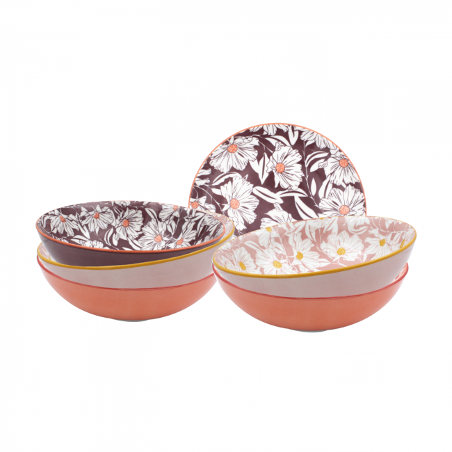Lot de 6 assiettes creuses, OPHELIA Lot de 6 assiettes creuses, OPHELIA