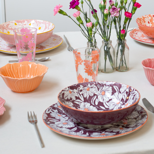 Lot de 6 assiettes creuses, OPHELIA Lot de 6 assiettes creuses, OPHELIA