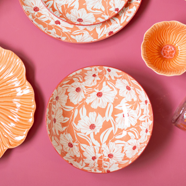 Lot de 6 assiettes creuses, OPHELIA Lot de 6 assiettes creuses, OPHELIA