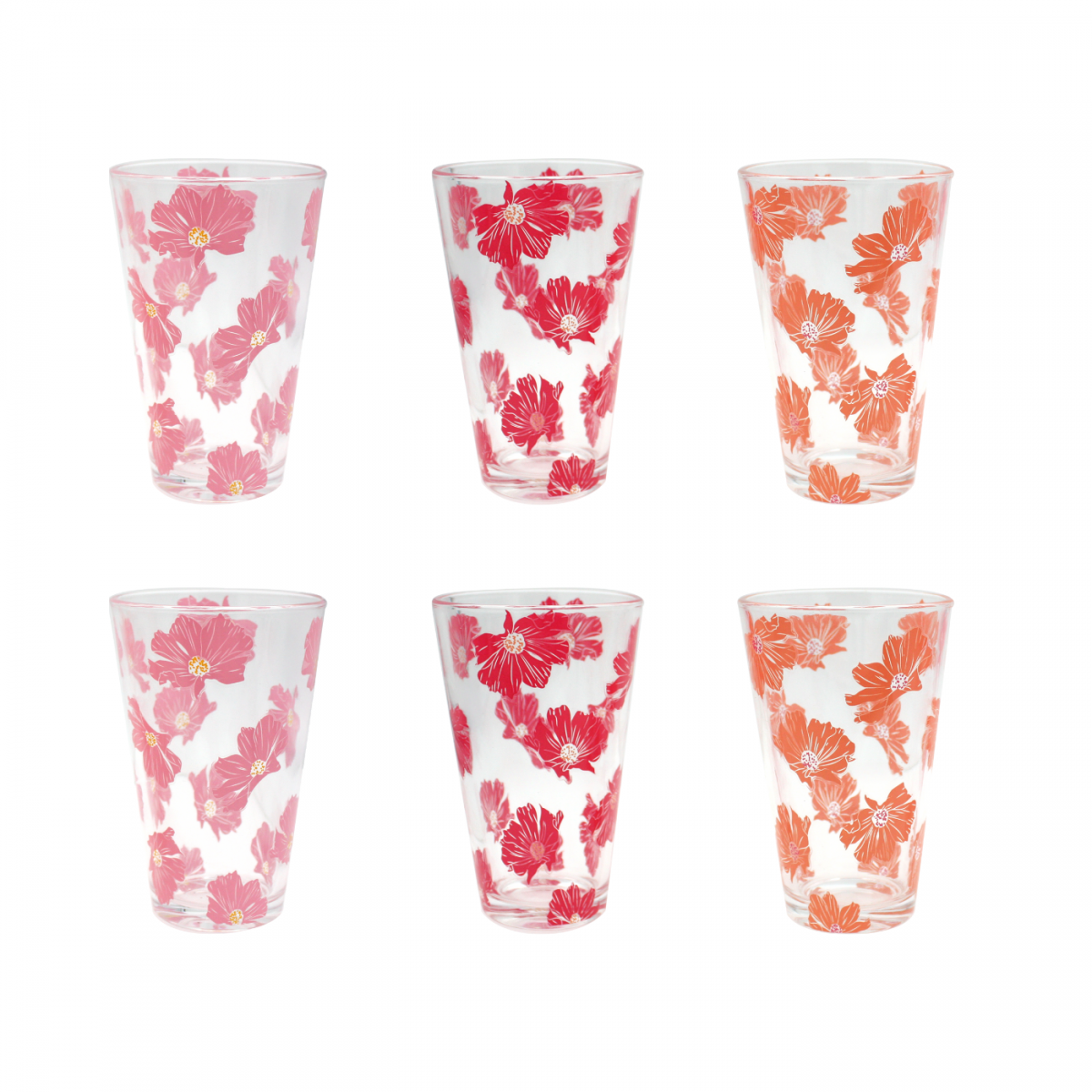 Set de 6 verres, OPHELIA