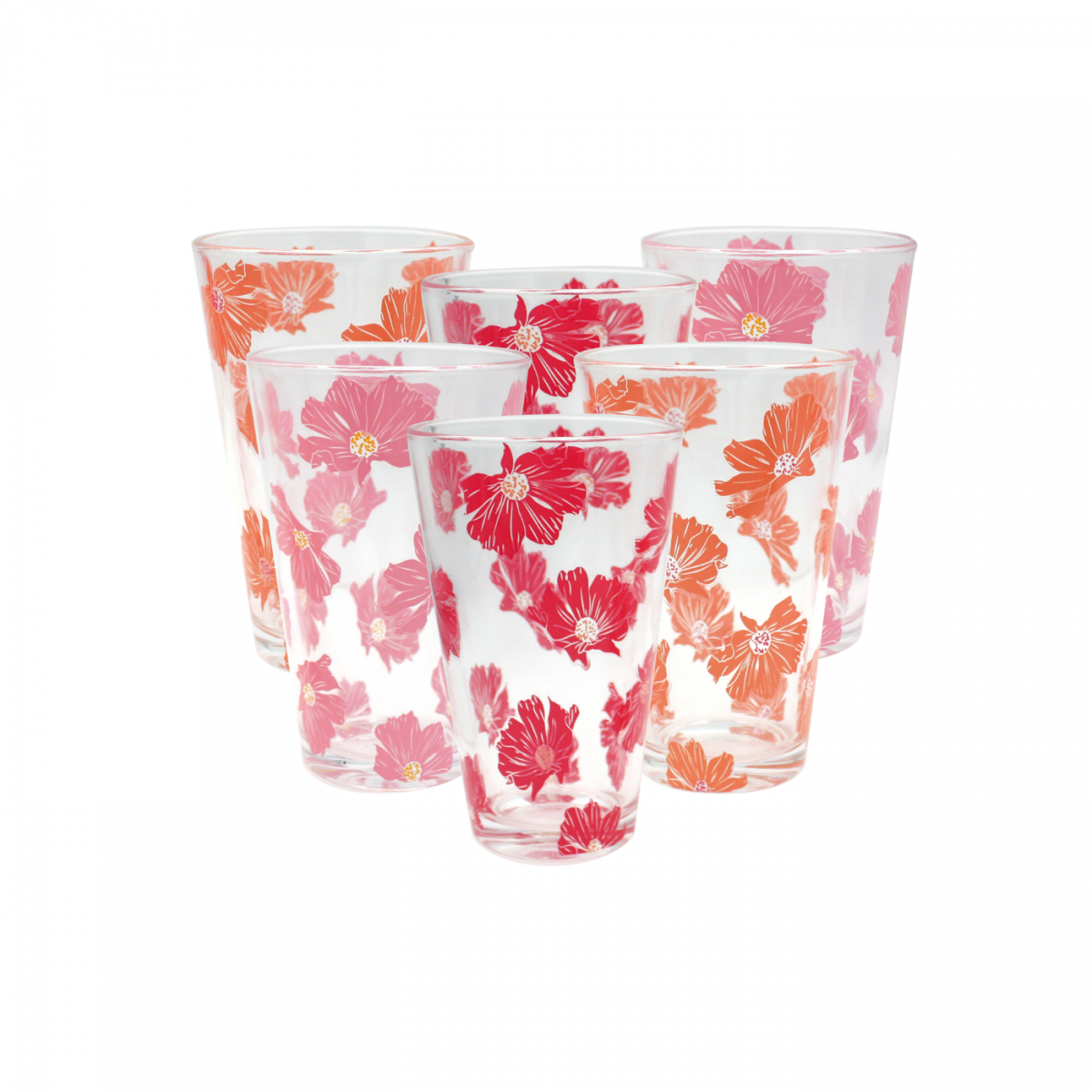 Set de 6 verres, OPHELIA