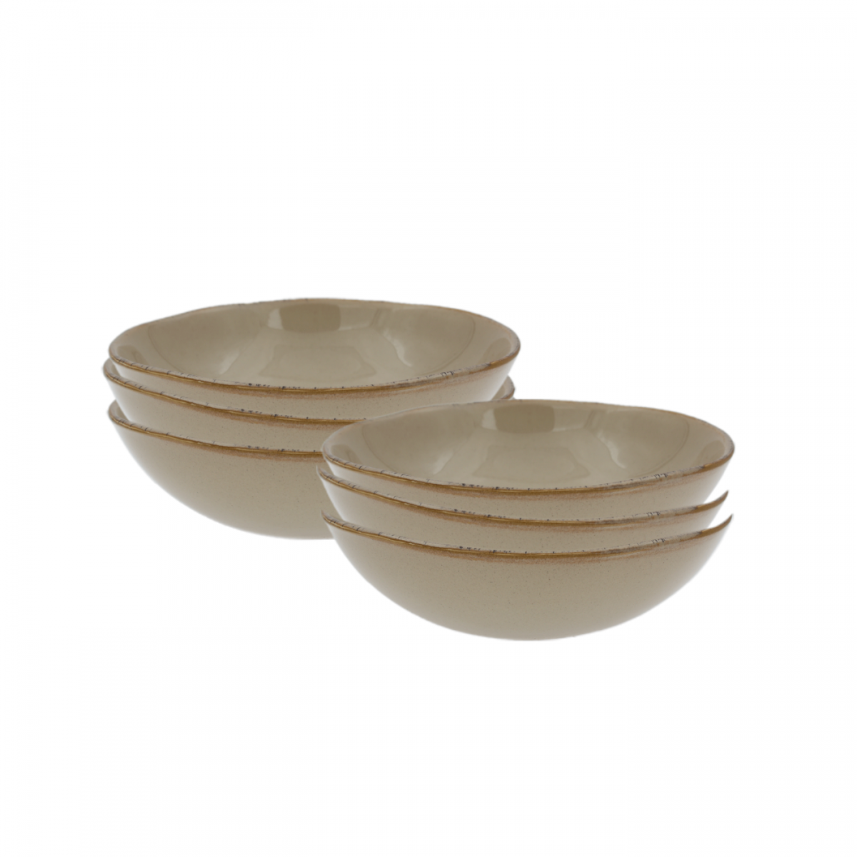 Lot de 6 assiettes creuses, DUNE