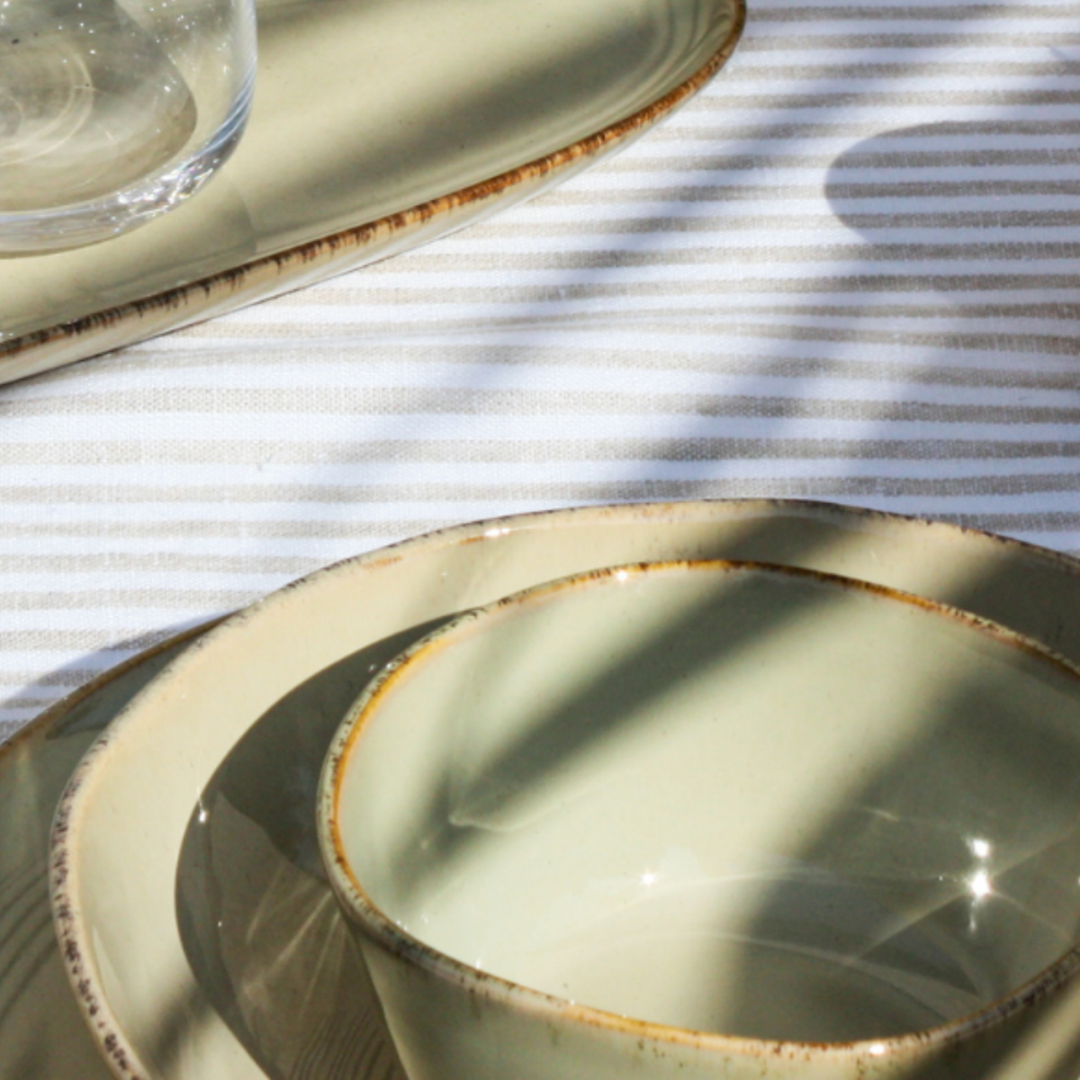 Lot de 6 assiettes creuses, DUNE