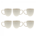 Lot de 6 mugs, COTON