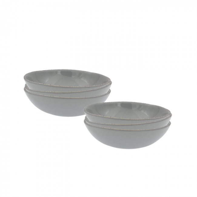 Lot de 6 assiettes creuses, GALET Lot de 6 assiettes creuses, GALET