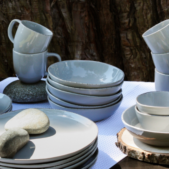 Lot de 6 assiettes creuses, GALET Lot de 6 assiettes creuses, GALET