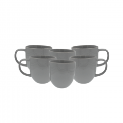 Lot de 6 mugs, GALET Lot de 6 mugs, GALET