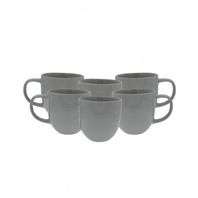Lot de 6 mugs, GALET Lot de 6 mugs, GALET