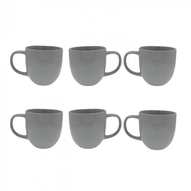 Lot de 6 mugs, GALET Lot de 6 mugs, GALET