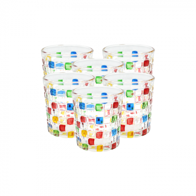 Lot de 6 verres, VIVA LA VIDA Lot de 6 verres, VIVA LA VIDA