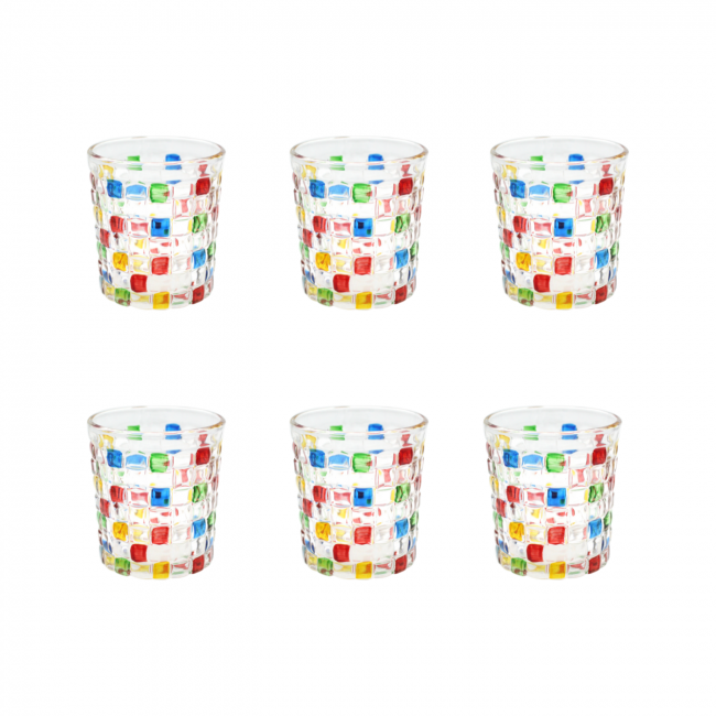 Lot de 6 verres, VIVA LA VIDA Lot de 6 verres, VIVA LA VIDA