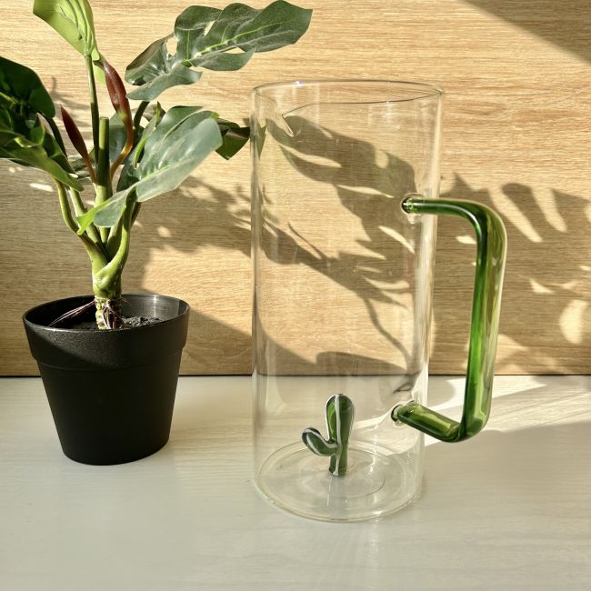 Carafe cactus en verre, Viva la Vida Carafe cactus en verre, Viva la Vida