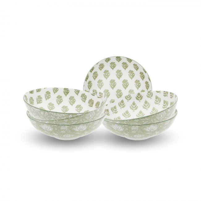 Lot de 6 assiettes creuses, SOLIMAN Lot de 6 assiettes creuses, SOLIMAN