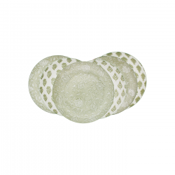Lot de 6 assiettes à dessert, SOLIMAN