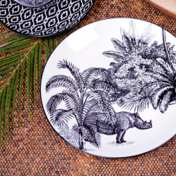 Lot de 6 grandes assiettes, SAVANA Lot de 6 grandes assiettes, SAVANA