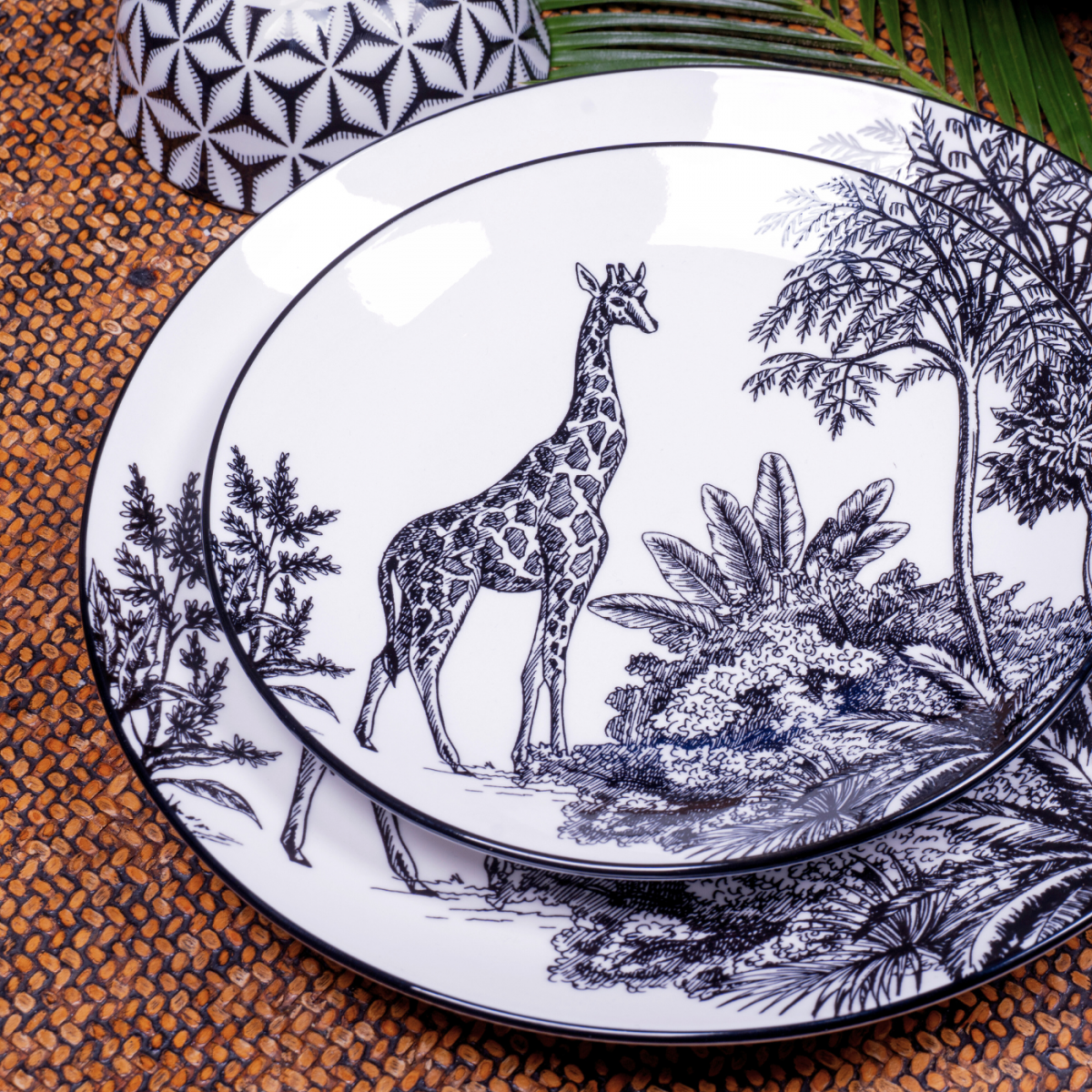 Lot de 6 assiettes à dessert, SAVANA