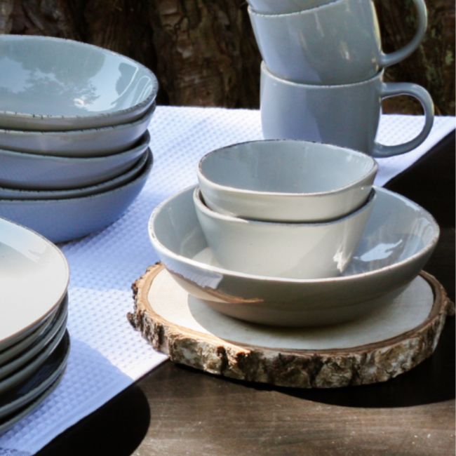 Lot de 6 assiettes creuses, GALET Lot de 6 assiettes creuses, GALET