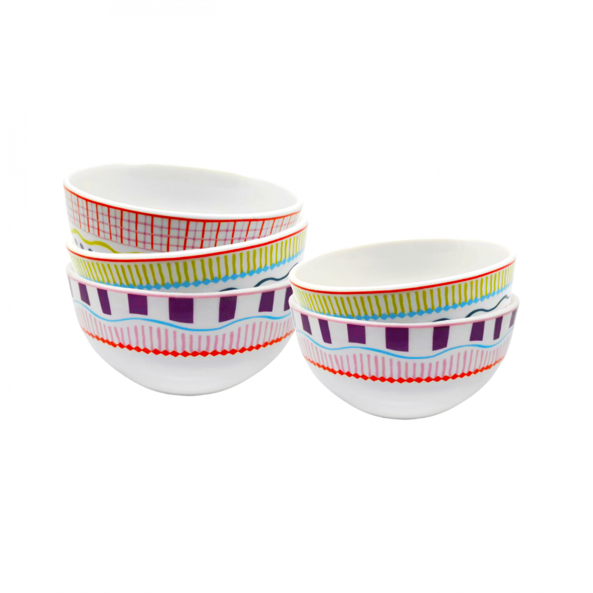 Lot de 6 bols, RELAX SUNSET