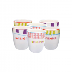 Lot de 6 gobelet, RELAX SUNSET Lot de 6 gobelet, RELAX SUNSET