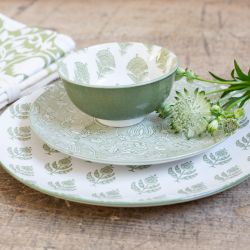 Lot de 6 grandes assiettes, SOLIMAN Lot de 6 grandes assiettes, SOLIMAN