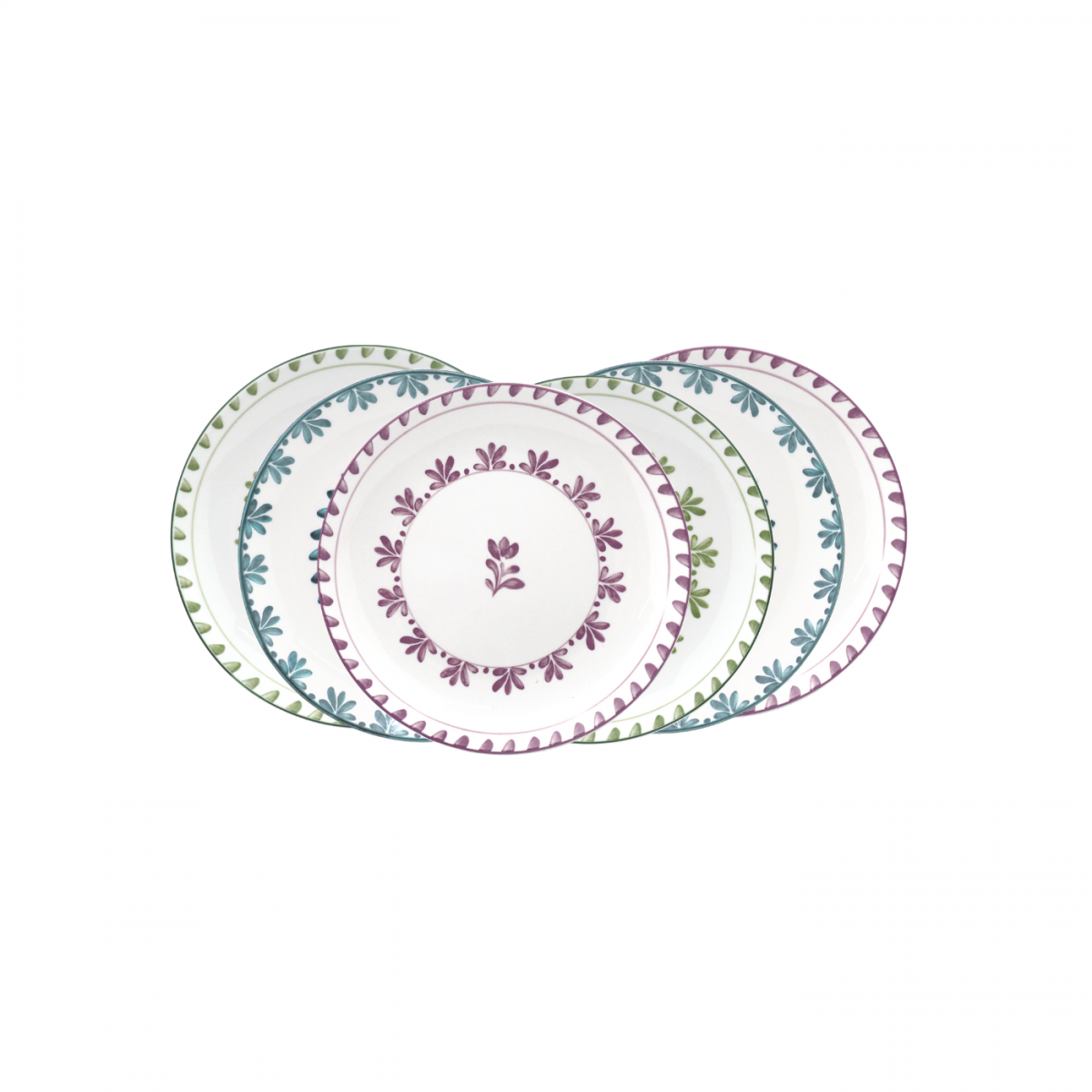 Lot de 6 assiettes à dessert, TRATTORIA