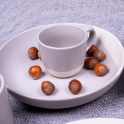 Lot de 6 assiettes creuses, TERRE DE SIENNE Lot de 6 assiettes creuses, TERRE DE SIENNE