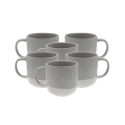 Lot de 6 mugs, TE...