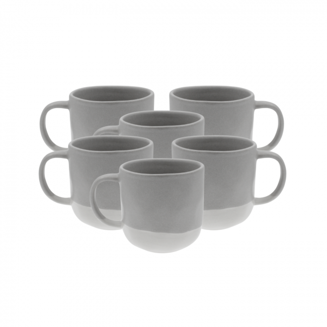 Lot de 6 mugs, TERRE DE SIENNE Lot de 6 mugs, TERRE DE SIENNE