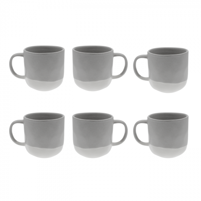Lot de 6 mugs, TERRE DE SIENNE Lot de 6 mugs, TERRE DE SIENNE