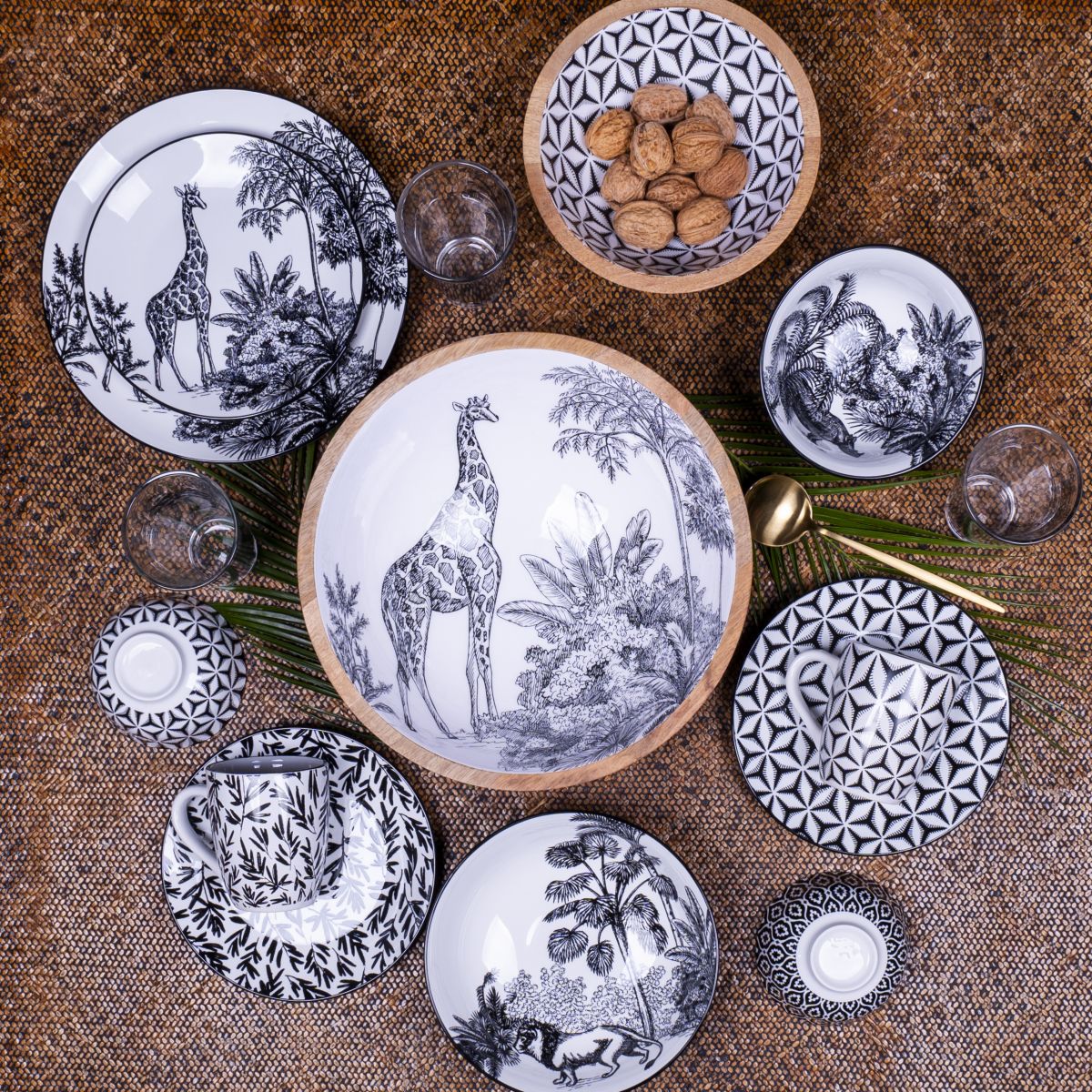 Lot de 6 verres, SAVANA