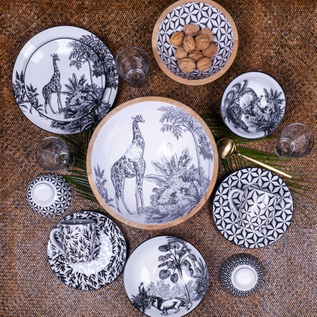 Lot de 6 assiettes creuses, SAVANA Lot de 6 assiettes creuses, SAVANA