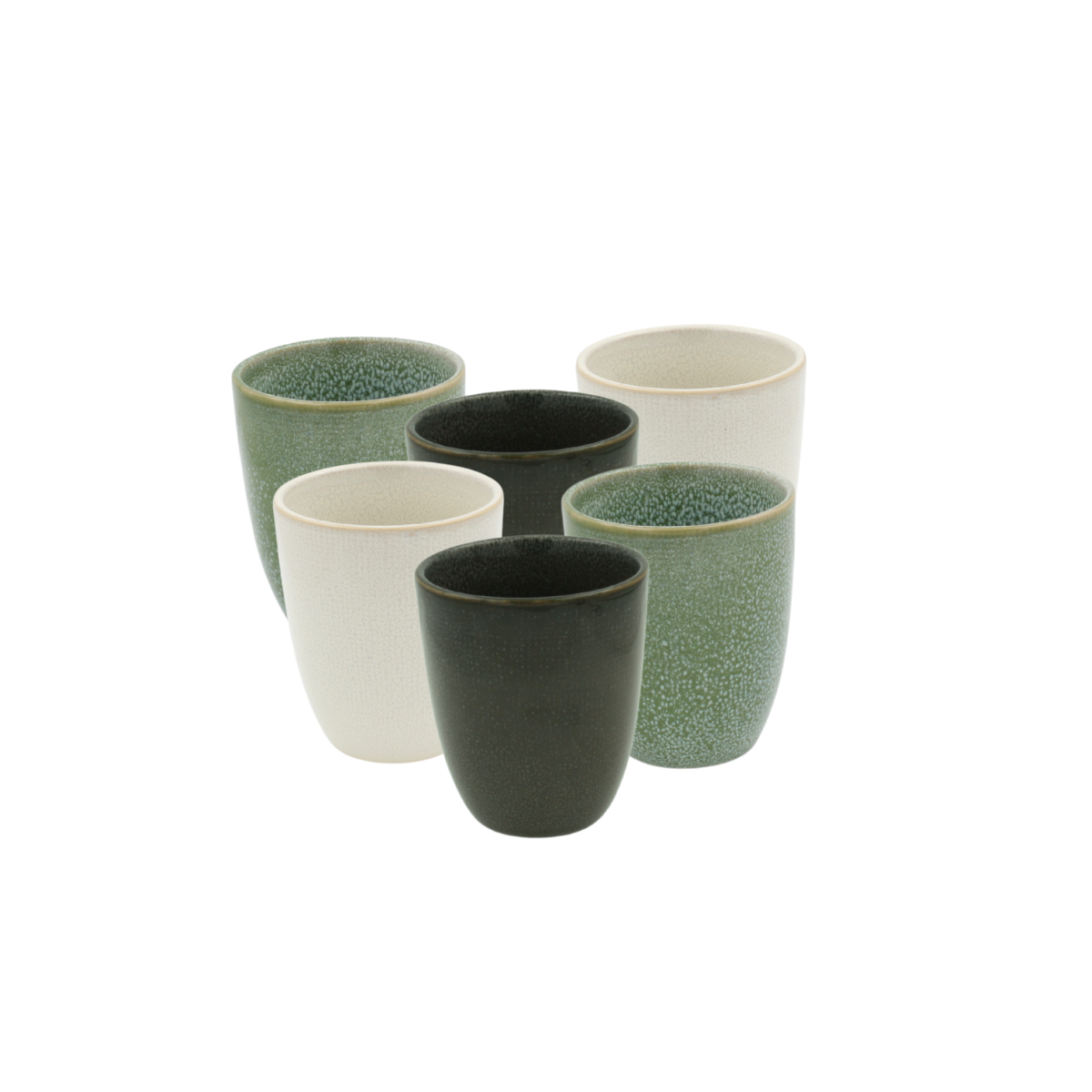 Lot de 6 tasses, MILA