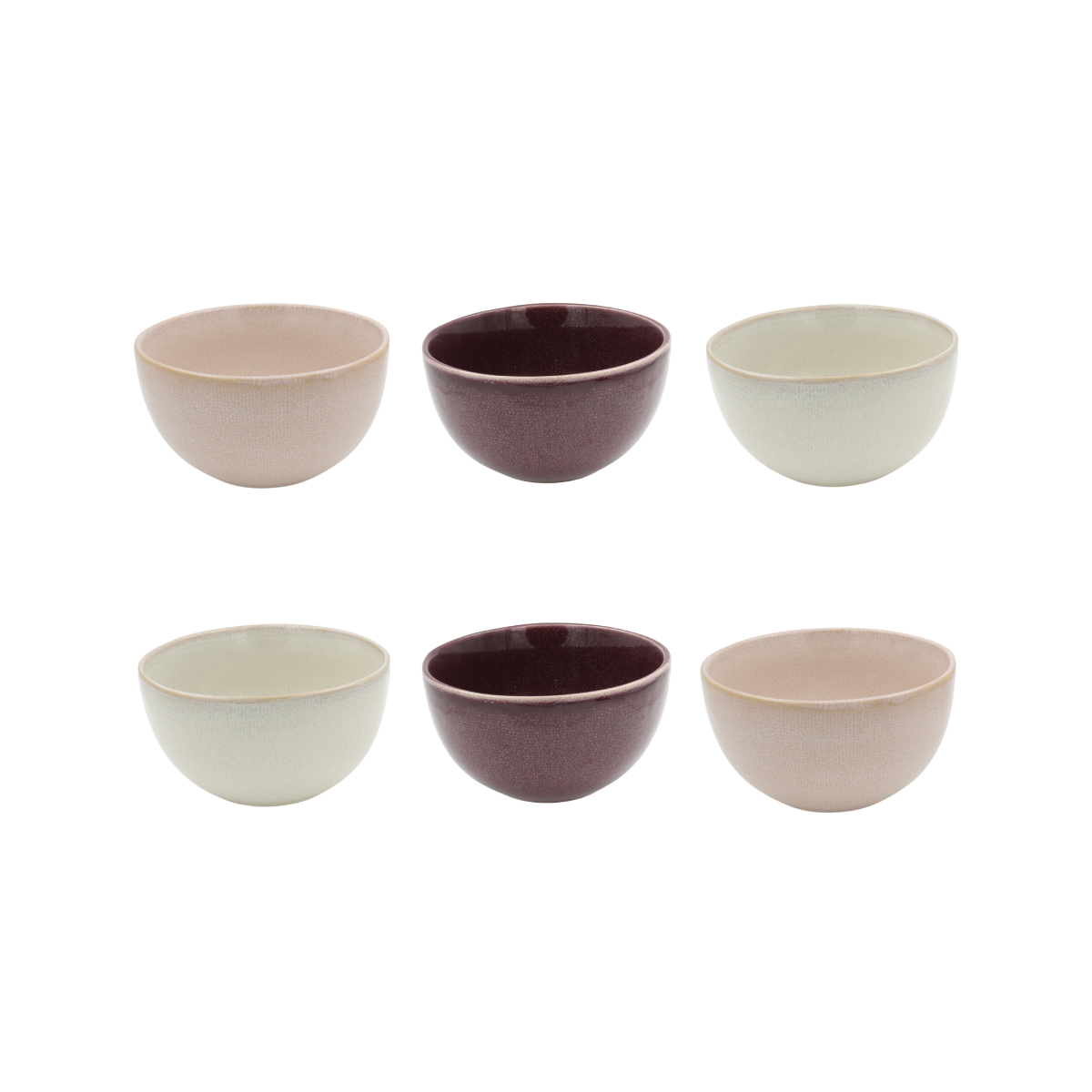 Lot de 6 bols, TERRA