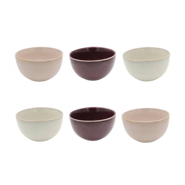 Lot de 6 bols, TERRA Lot de 6 bols, TERRA