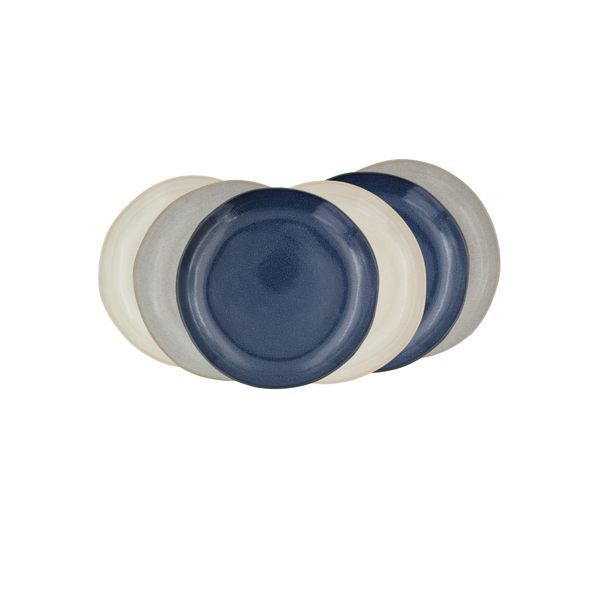 Lot de 6 assiettes à dessert, OIA