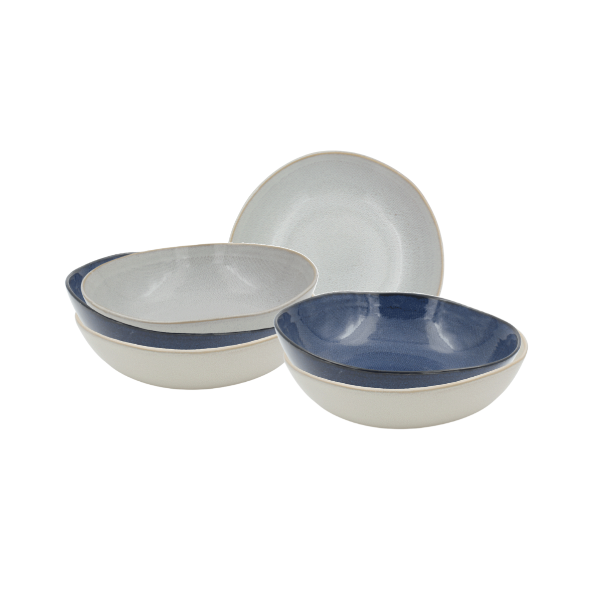 Lot de 6 assiettes creuses, OIA