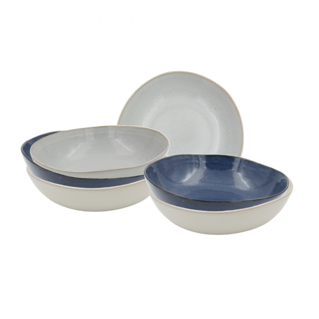 Lot de 6 assiettes creuses, OIA Lot de 6 assiettes creuses, OIA