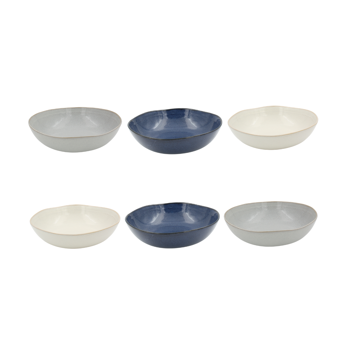 Lot de 6 assiettes creuses, OIA