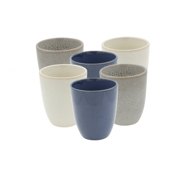 Lot de 6 tasses, OIA Lot de 6 tasses, OIA
