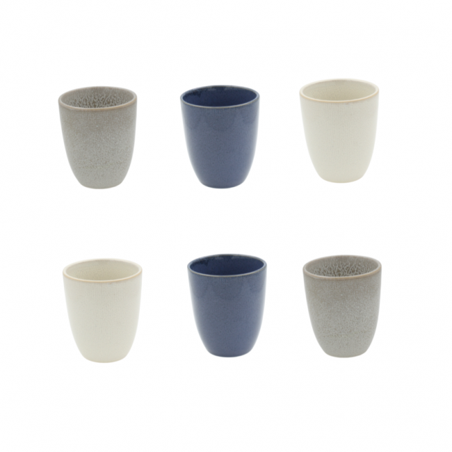 Lot de 6 tasses, OIA Lot de 6 tasses, OIA