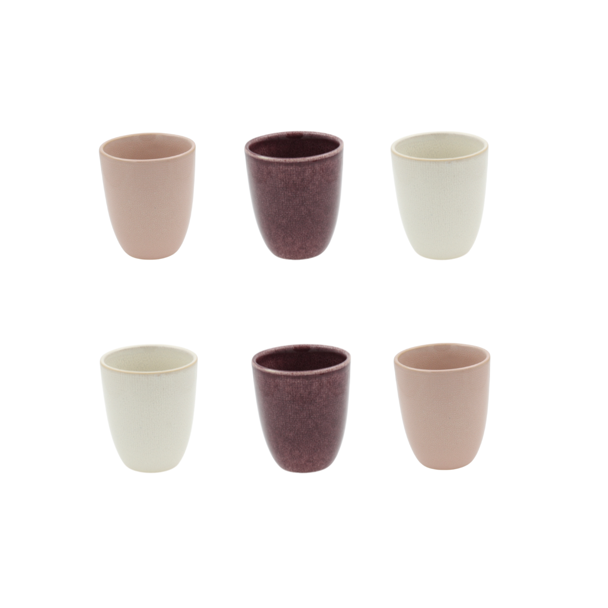 Lot de 6 tasses, TERRA