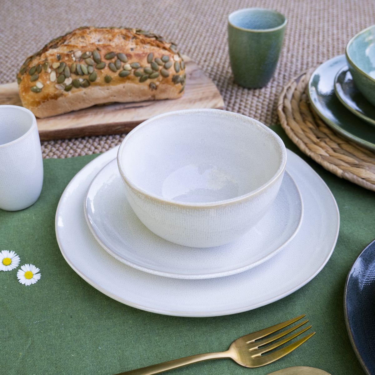 Lot de 6 assiettes creuses, MILA