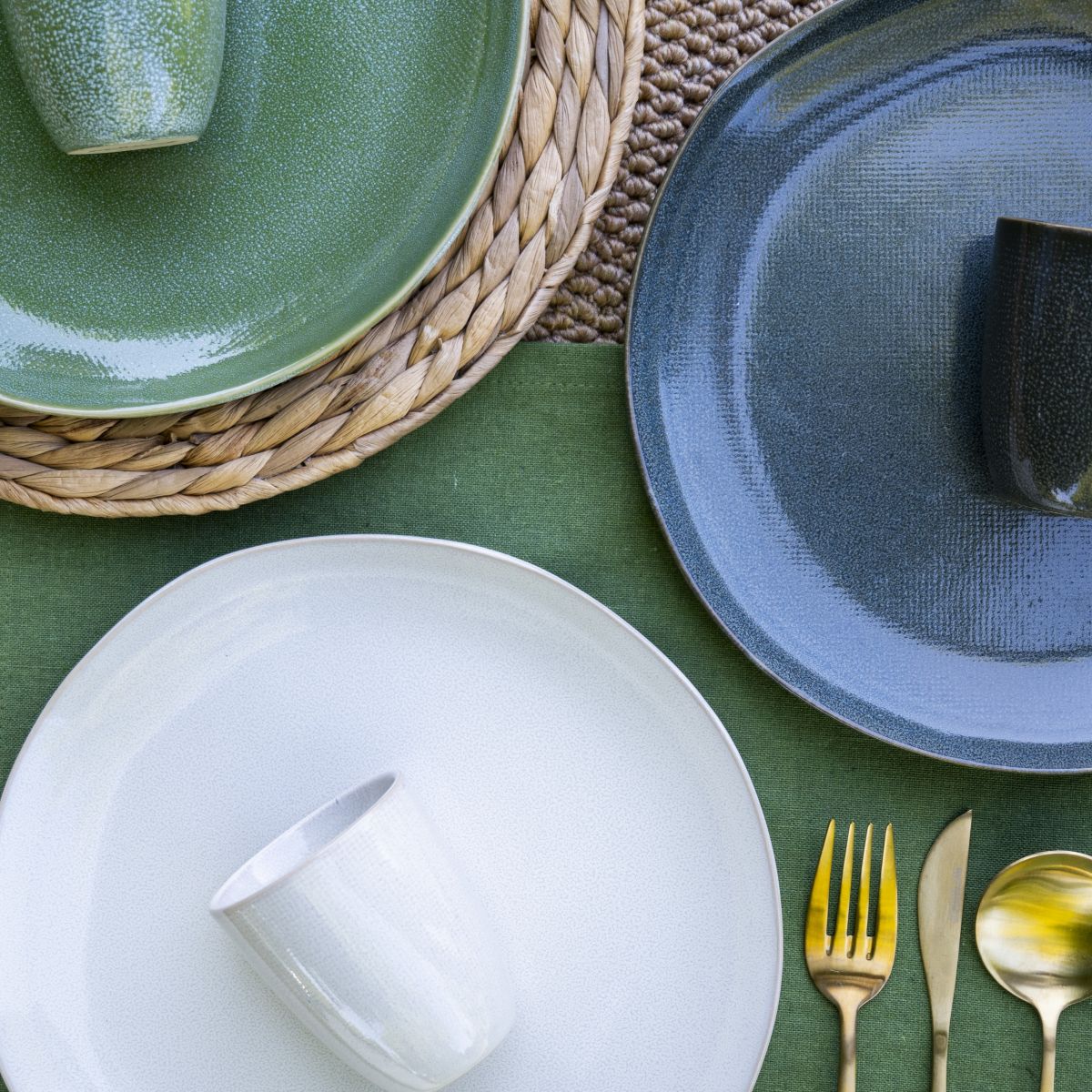 Lot de 6 assiettes creuses, MILA