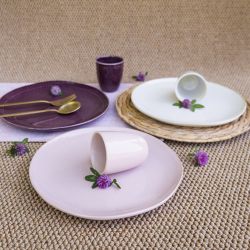Lot de 6 assiettes à dessert, TERRA Lot de 6 assiettes à dessert, TERRA